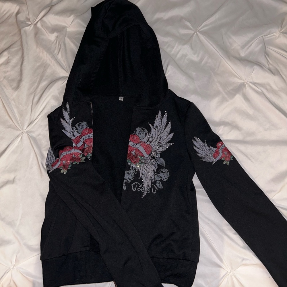 Y2k Zip Up Hoodie